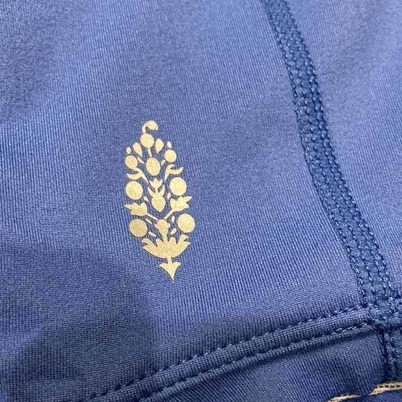 Free People Down The Line Bra Blue Ruffle Size Large - Picture 11 of 11